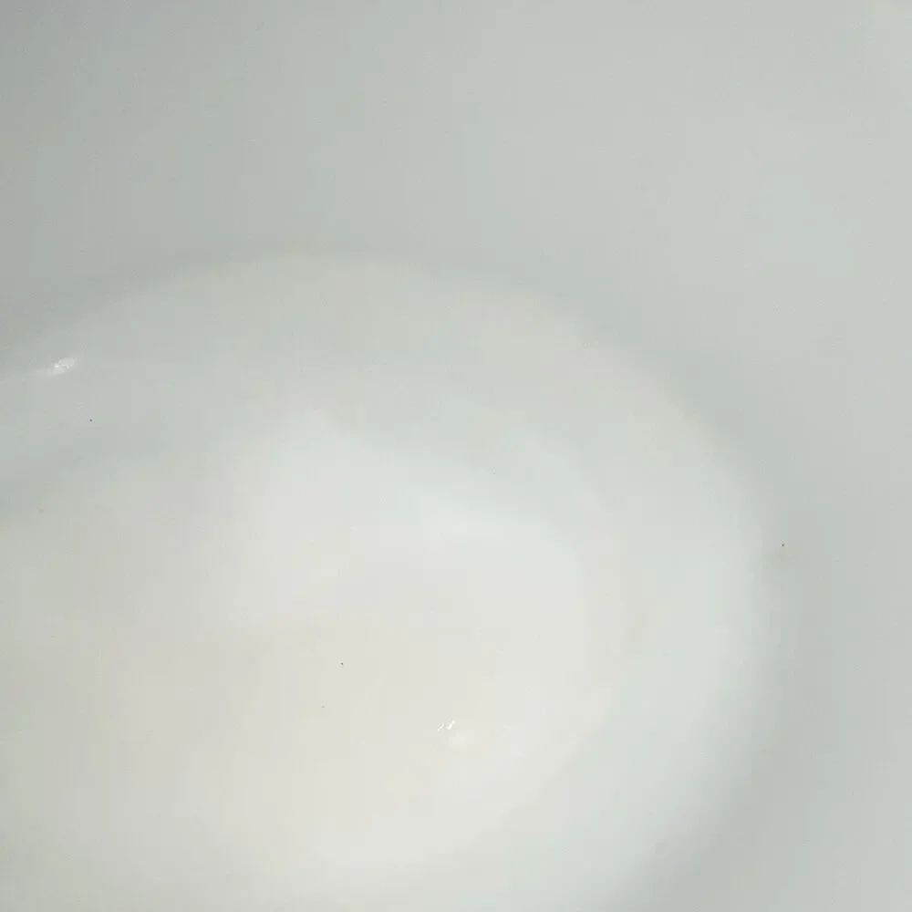 Fire-King Milk Glass Round Casserole Dish White Blue Floral Pattern 428